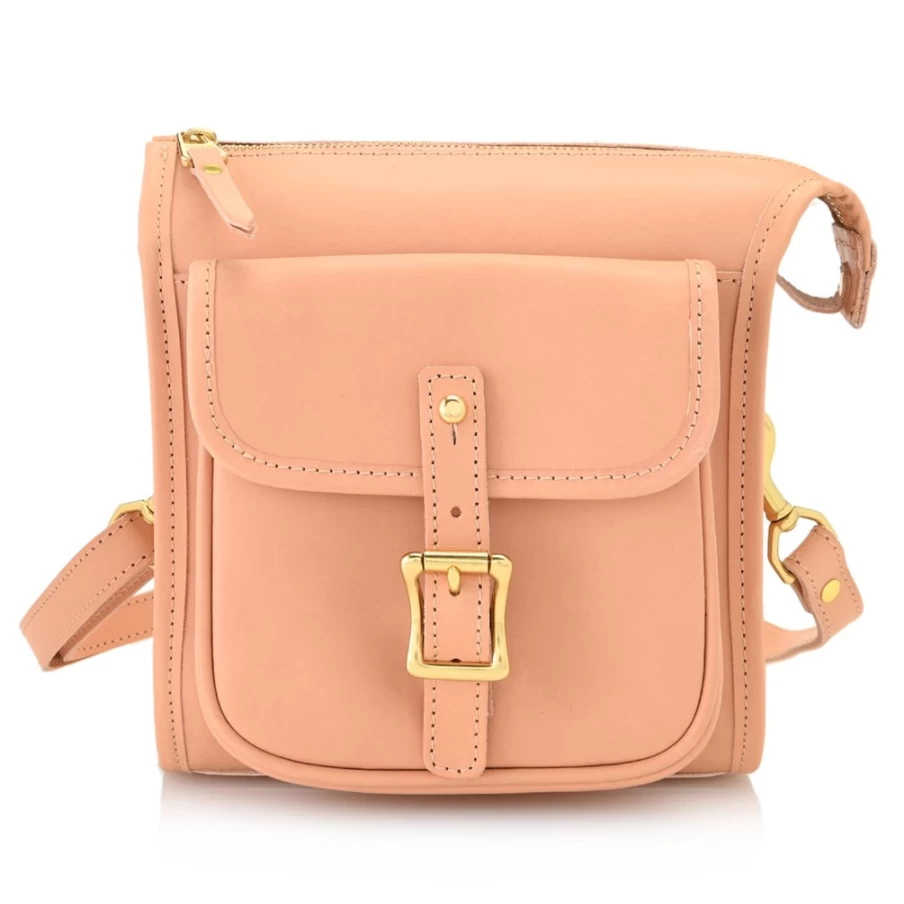 J. W. Hulme Co Natural Heritage Leather Editor Correspondent Mini Bag