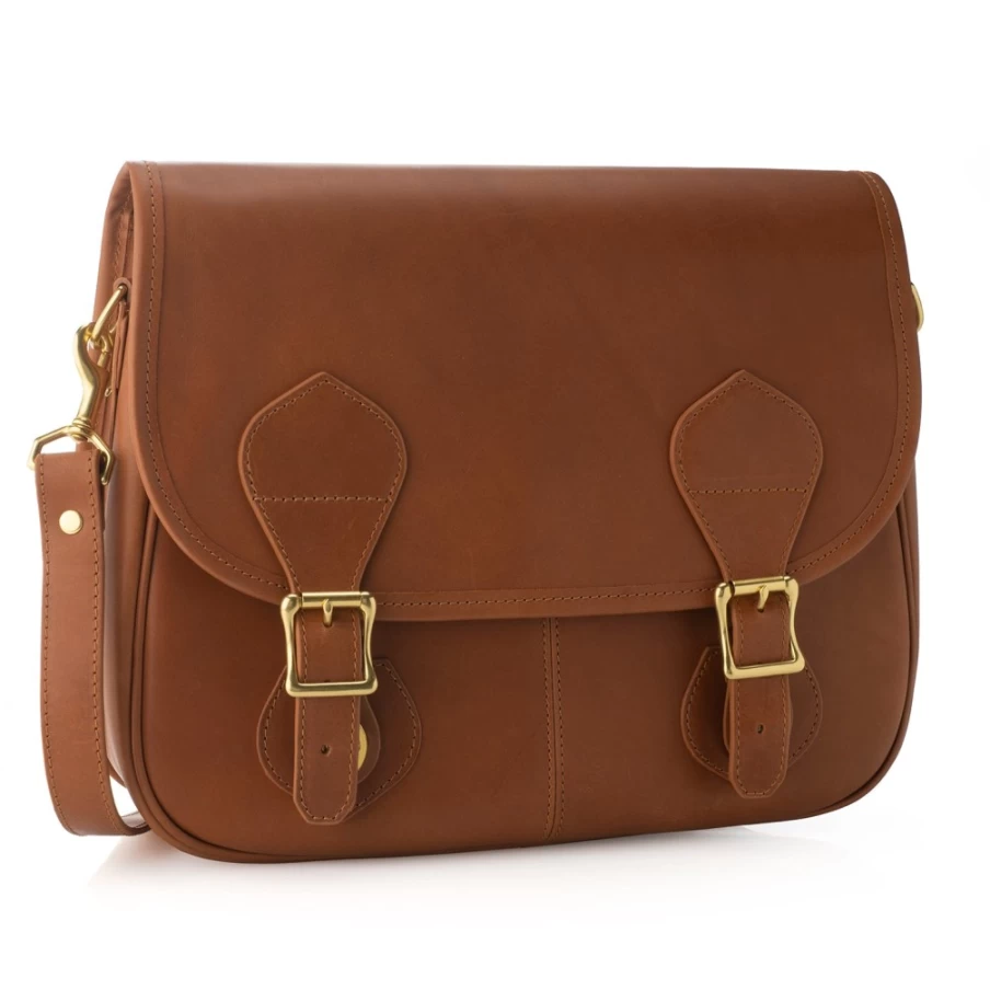 J. W. Hulme Co Legacy Messenger Bag – Classic Vintage-Inspired Leather Crossbody Briefcase for Men & Women