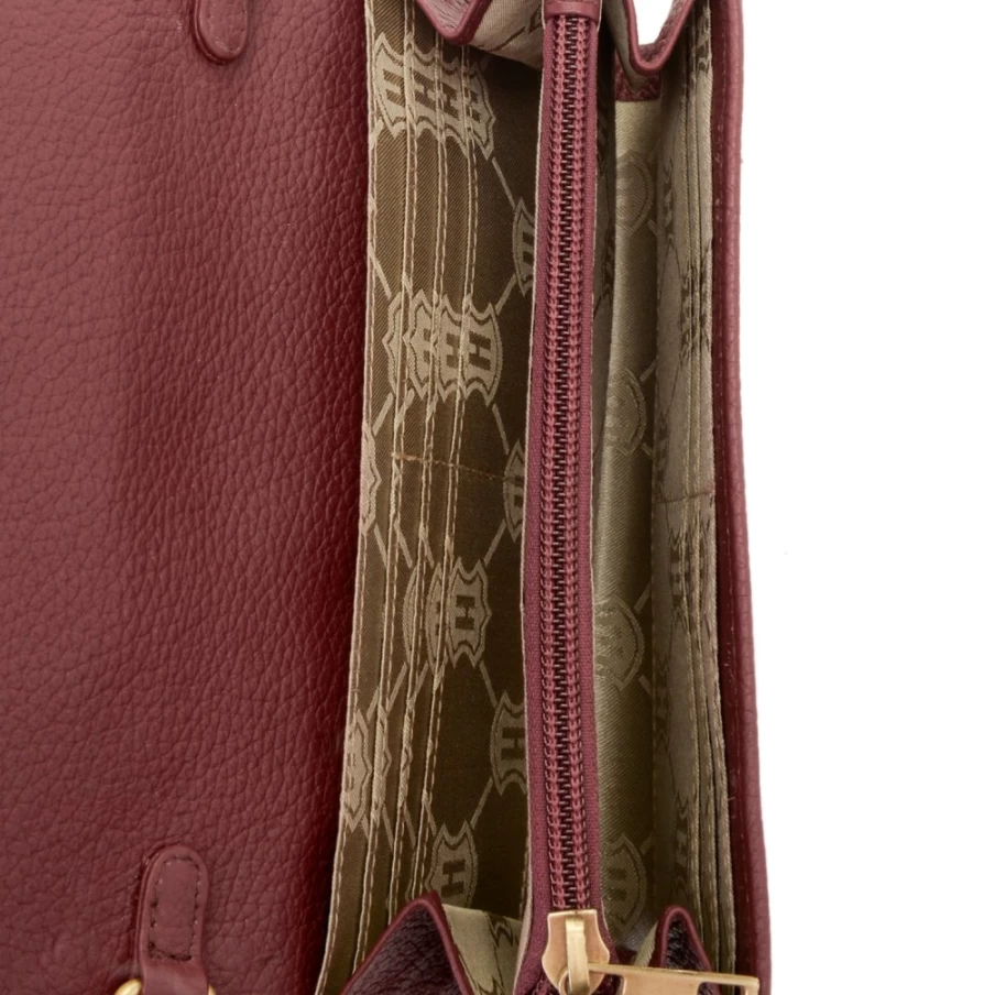 J.W. Hulme Co. Genuine Leather RFID Blocking Crossbody Wallet for Men & Women