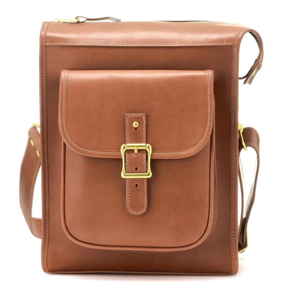 J. W. Hulme Co Saddle Heritage Leather Editor Correspondent Mini Bag