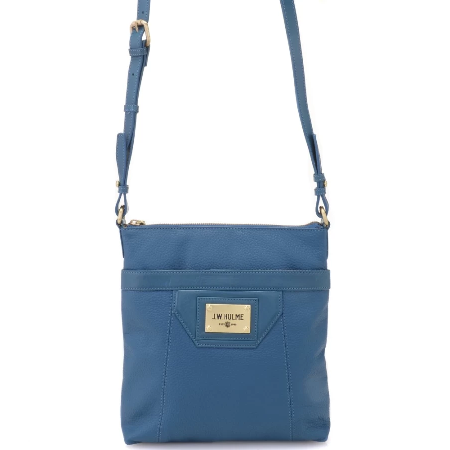 J. W. Hulme Co Skye Crossbody Bag in Glazed Pebble Grain Leather for Women