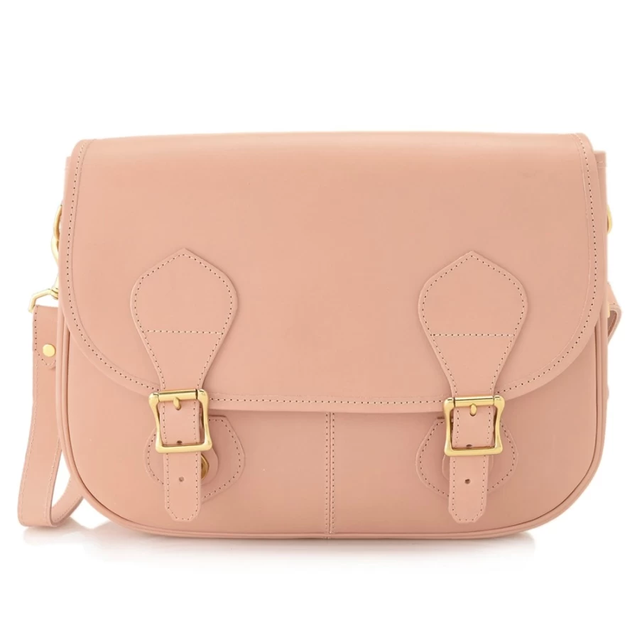 J. W. Hulme Co Legacy Messenger Bag in Natural Vachetta Heritage Leather