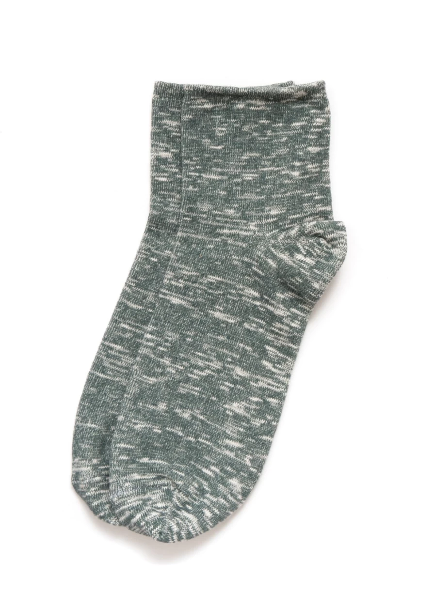 J. W. Hulme Co Men's American Trench Random Plait Quarter Crew Socks