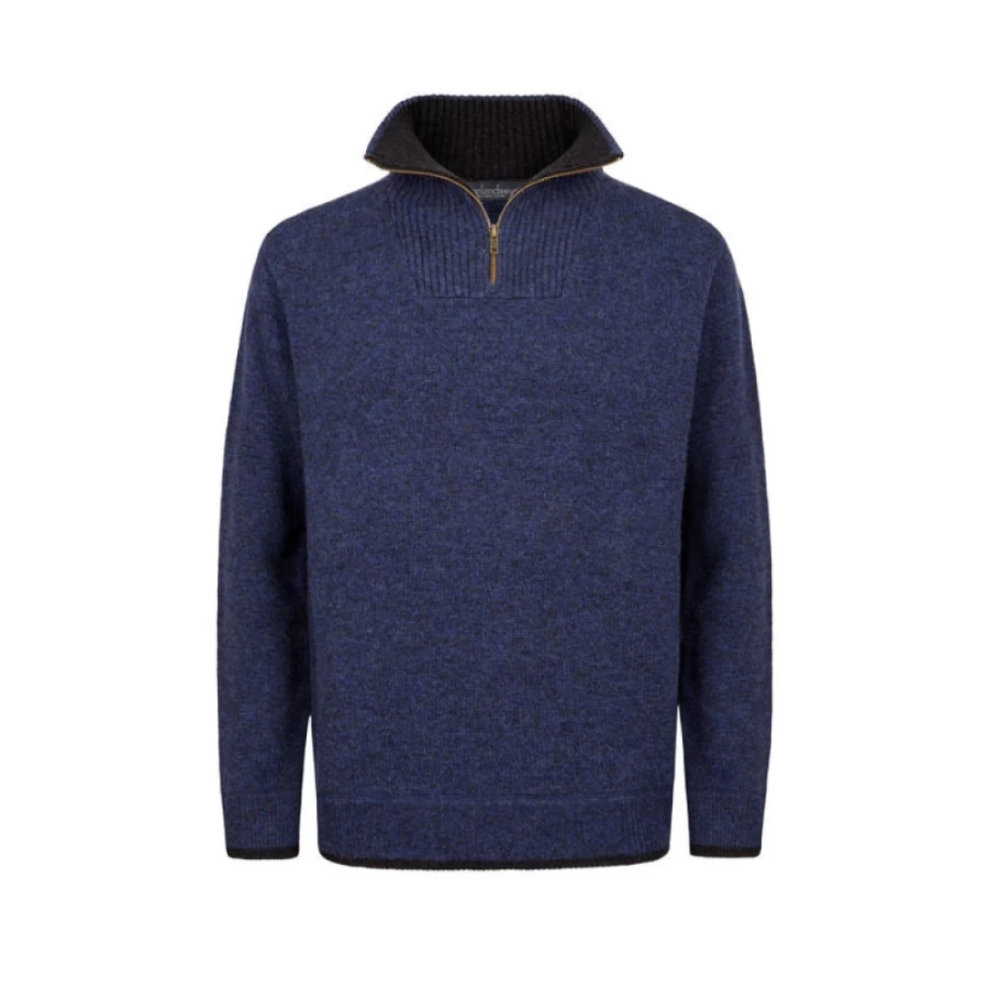 J. W. Hulme Co Men's Lambswool Half Zip Knit Sweater - Irelandseye Style