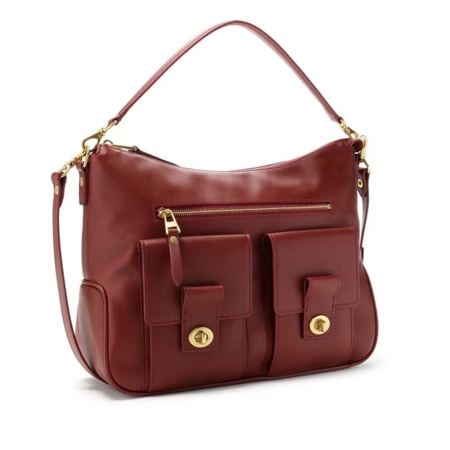 J. W. Hulme Co Stella Satchel Handbag - Premium Leather Crossbody Bag for Women