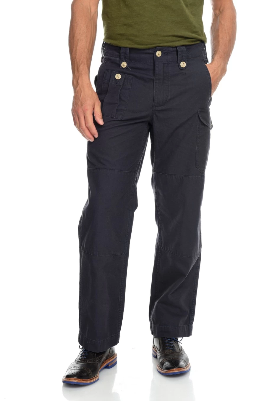 Men's Navy British Army Trousers by J. W. Hulme Co – Military Style Pants