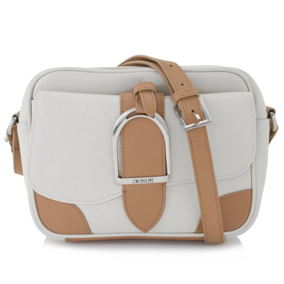 J.W. Hulme Co Julia Equestrian Leather Crossbody Camera Bag for Women