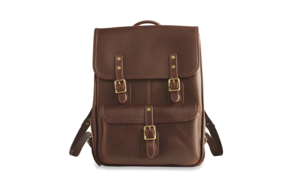 J. W. Hulme Co Continental Backpack - American Heritage Leather Travel Bag for Men & Women