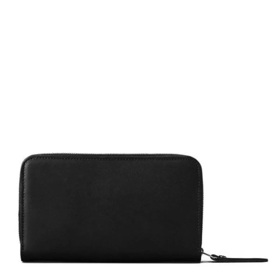 J. W. Hulme Co Premium Leather Zip Wallet for Men & Women - Secure RFID-Blocking Bifold Travel Money Holder