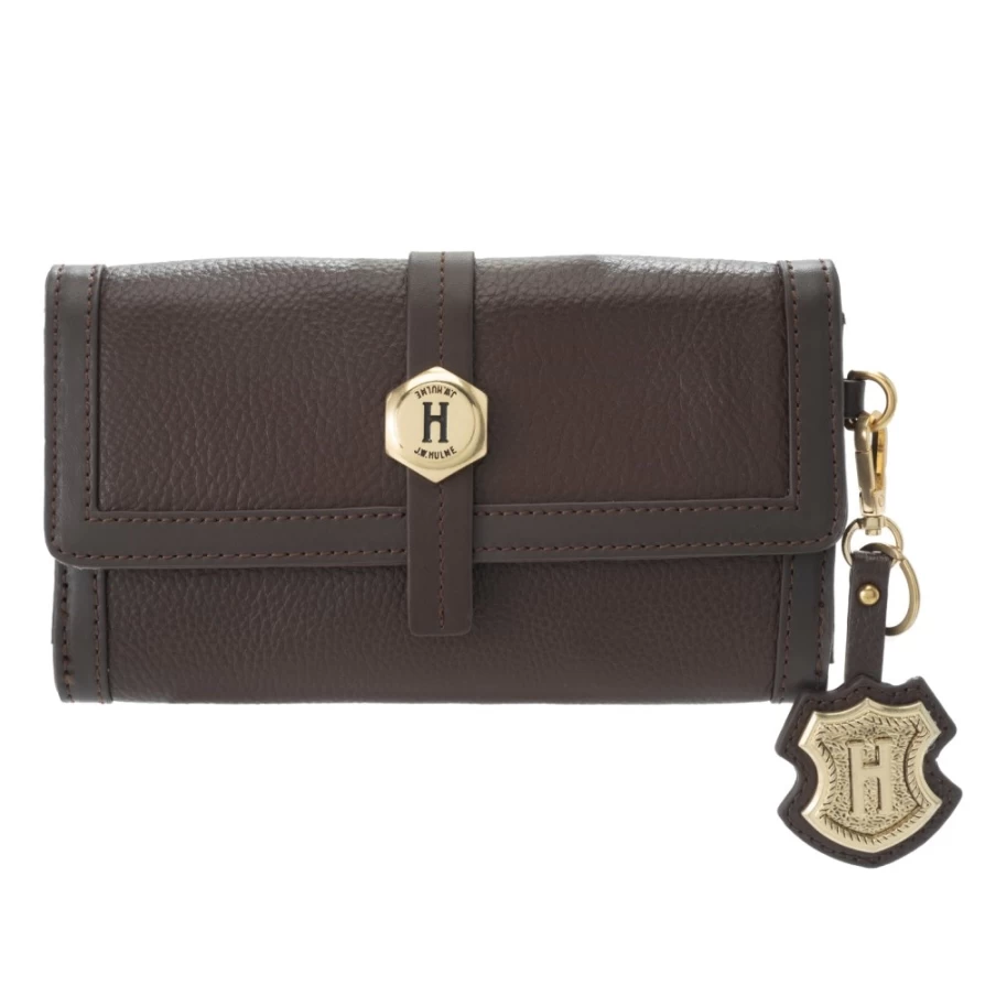 J.W. Hulme Co Hailey Leather Checkbook Wallet with Detachable Keychain - Stylish & Functional Women's Bifold Wallet
