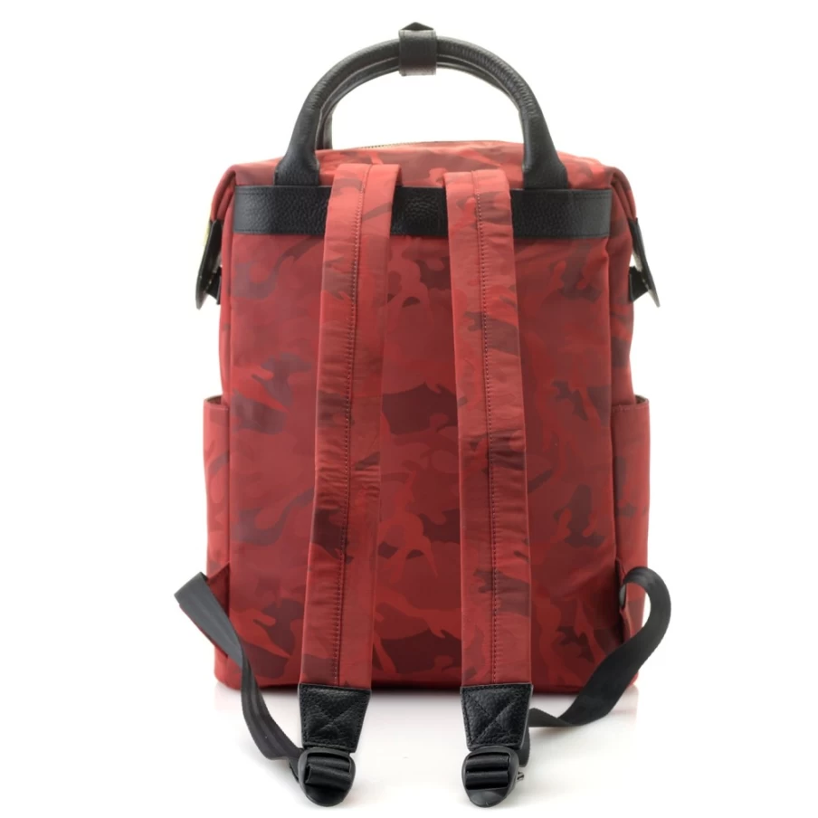J.W. Hulme Co Chelsea Leather-Trimmed Nylon Backpack for Men & Women – Durable Travel & Work Backpack