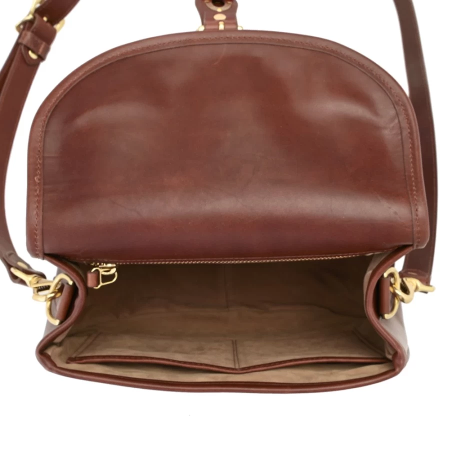 J.W. Hulme Co Legacy Large Crossbody Bag in Natural Heritage Leather