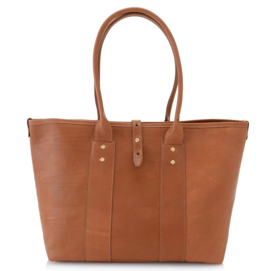 J.W. Hulme Co. Market Street Tote Bag - Premium Leather Handbag for Women & Men