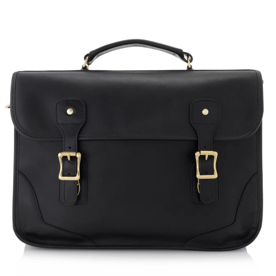 J. W. Hulme Co Charles Messenger Bag – Premium Leather Crossbody Briefcase for Men & Women