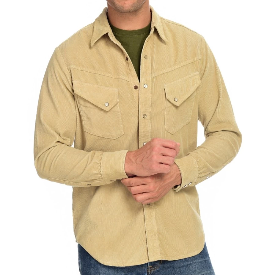 Men's Corduroy Shirt by J. W. Hulme Co – Premium Cotton Comfort Fit Casual Wear