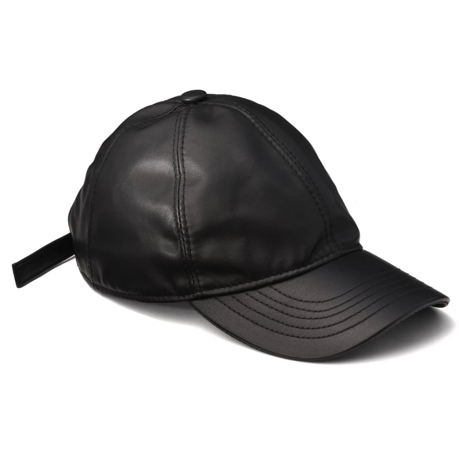 J. W. Hulme Co Men's Premium Lambskin Leather Baseball Cap