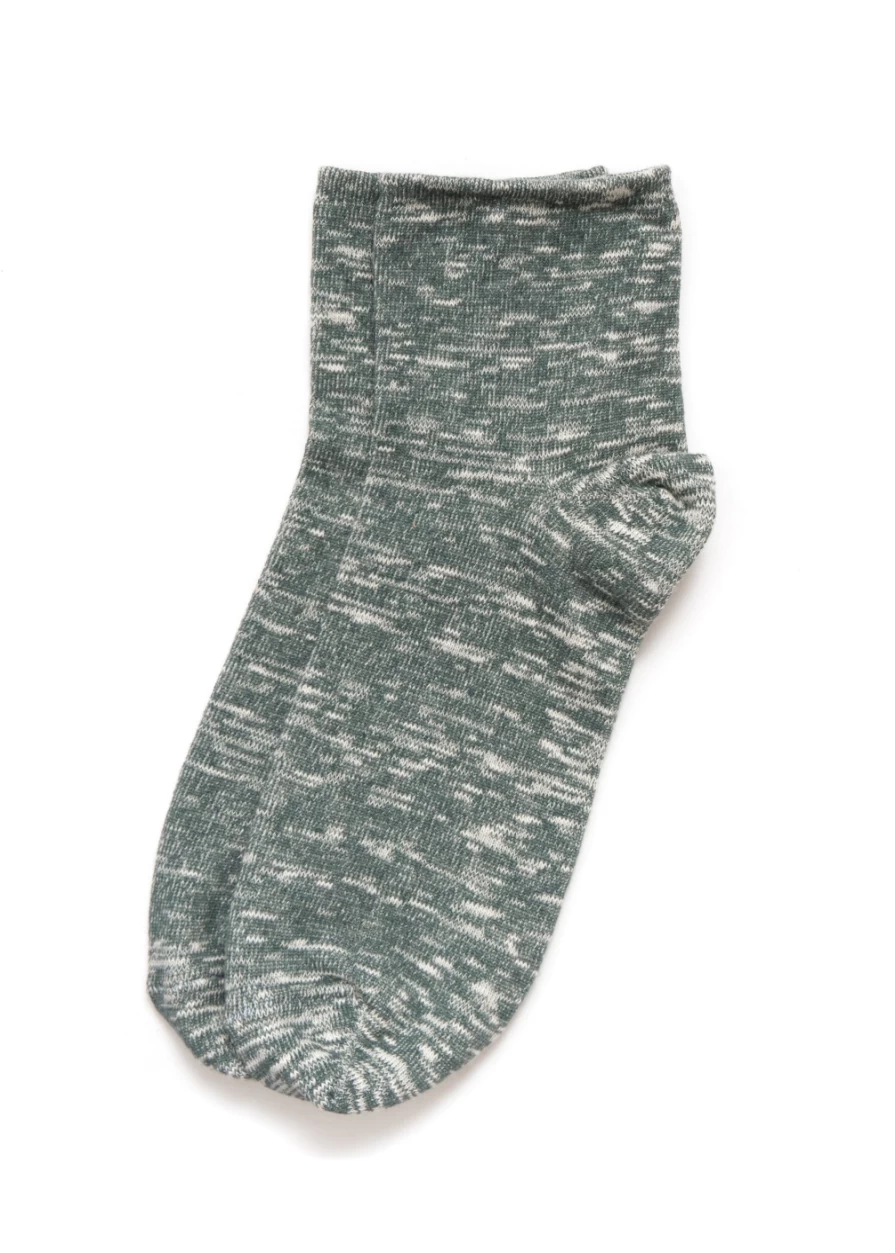 J. W. Hulme Co Men's American Trench Random Plait Quarter Crew Socks