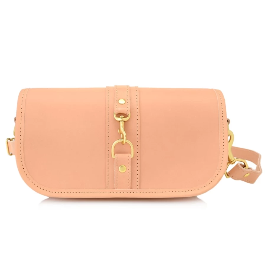 J. W. Hulme Co Natural Heritage Leather Del Mar Small Clutch Crossbody Bag for Women