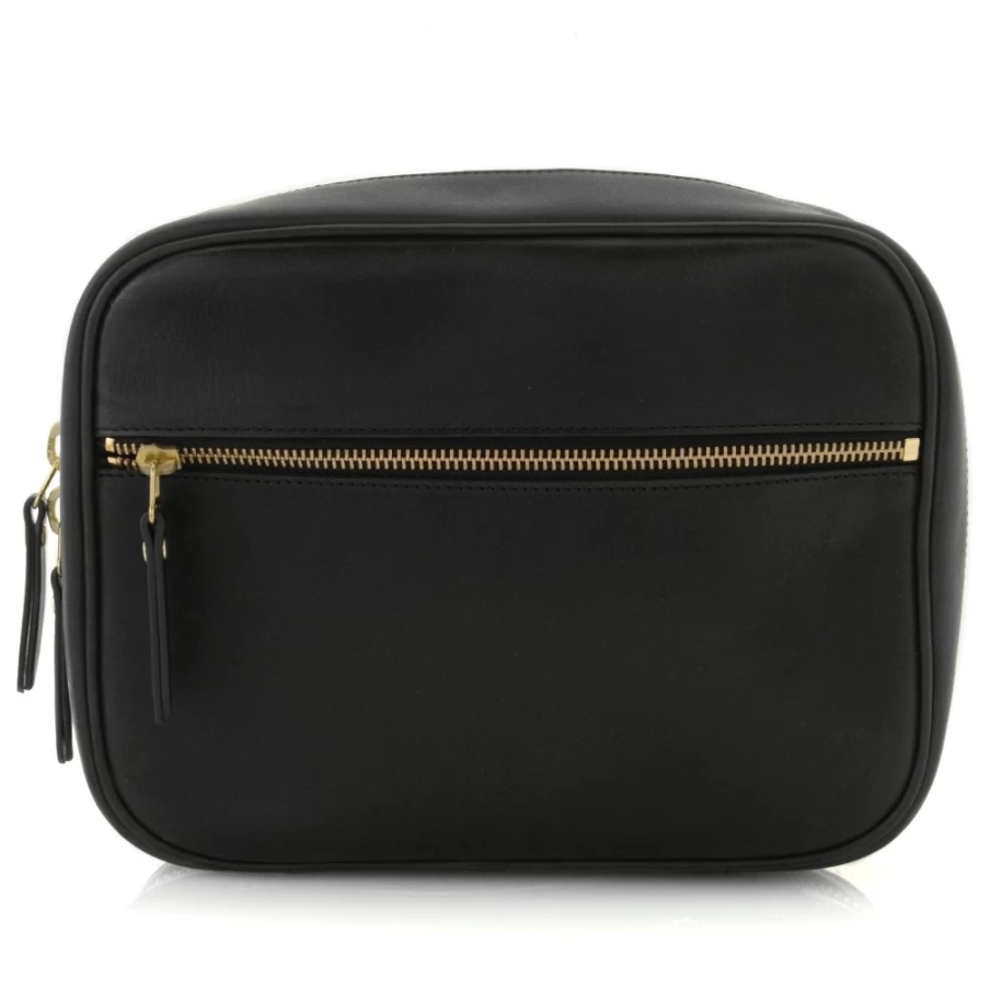 J.W. Hulme Co Premium Leather Travel Case for Toiletries & Accessories – Durable & Stylish Organizer