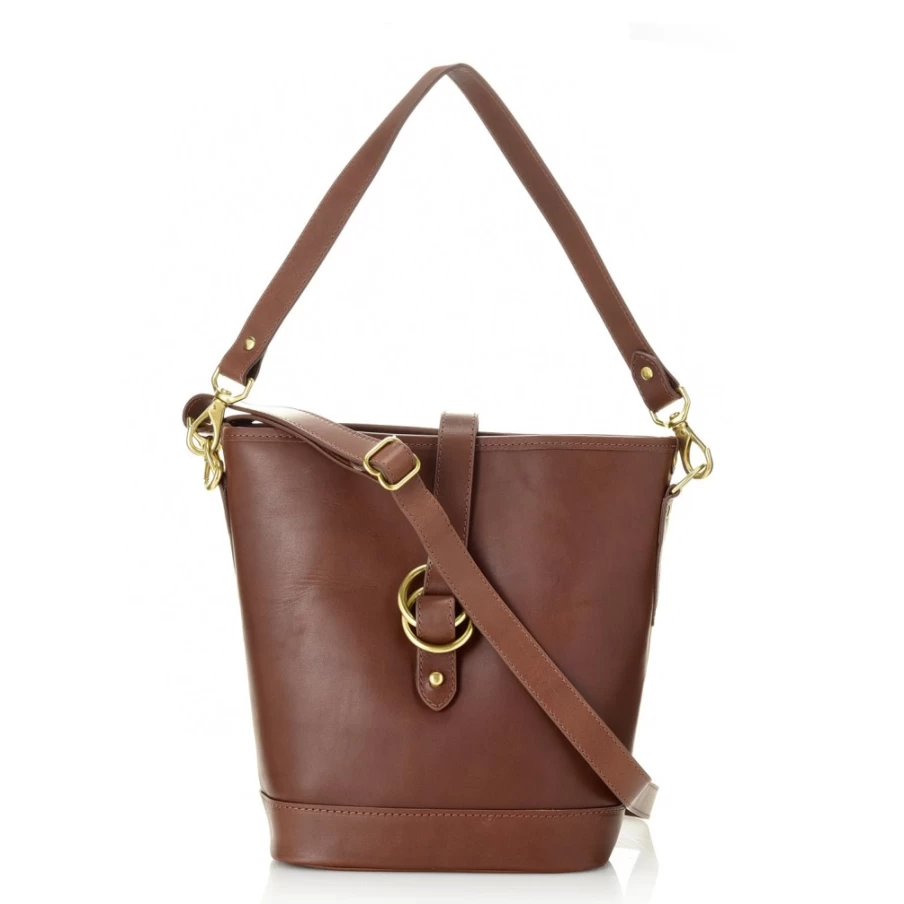 J.W. Hulme Co Belmont Avenue Leather Feed Bag - Classic & Durable Design