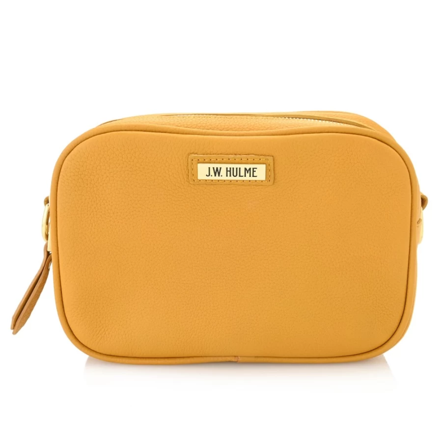 J. W. Hulme Co Christie Pebble Leather Camera Bag for Women & Men - Stylish DSLR Crossbody Bag