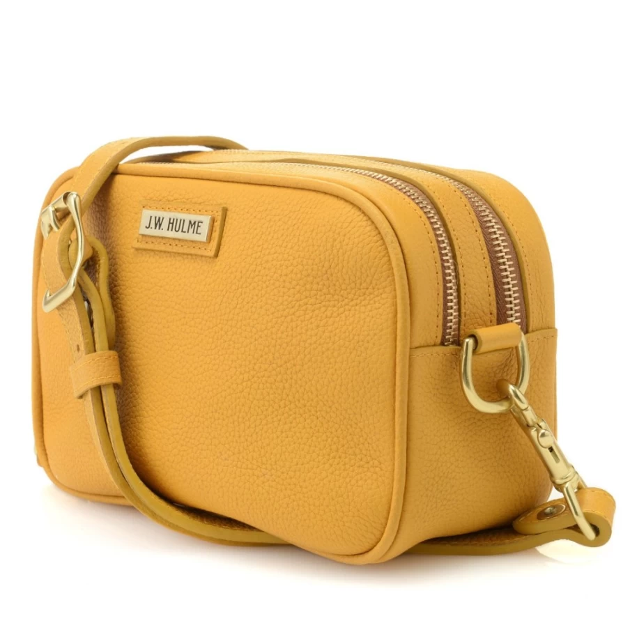 J. W. Hulme Co Christie Pebble Leather Camera Bag for Women & Men - Stylish DSLR Crossbody Bag