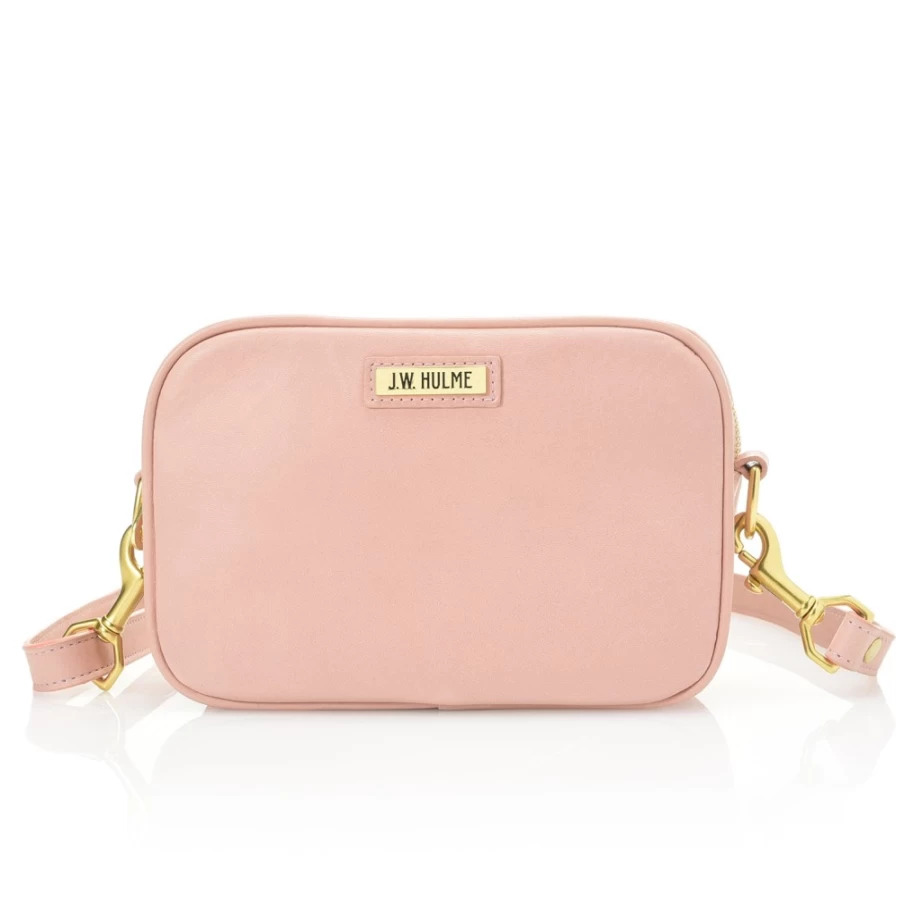J. W. Hulme Co Christie Leather Camera Crossbody Bag for Women & Men - Vintage Style DSLR Shoulder Bag