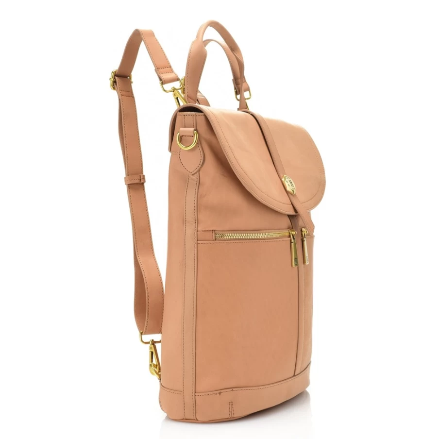 J. W. Hulme Co Ivy Genuine Leather Backpack for Women & Men - Durable Vintage Style Laptop Bag