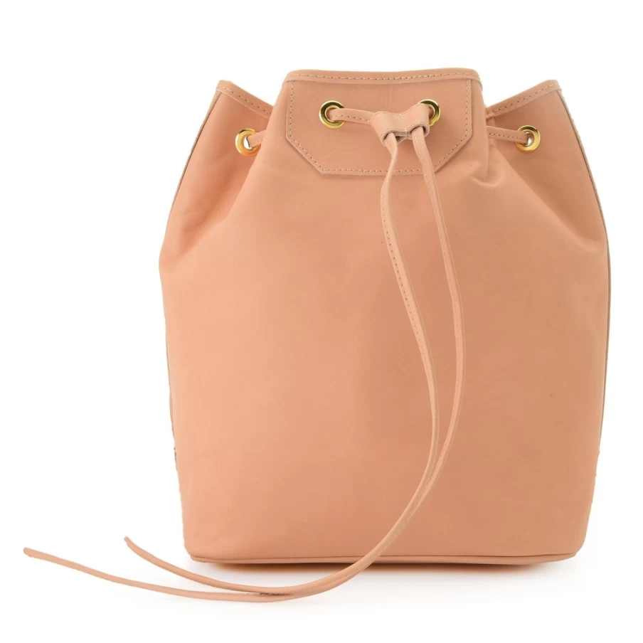 J.W. Hulme Co. Lyndale Avenue Natural Heritage Leather Bucket Backpack for Men & Women