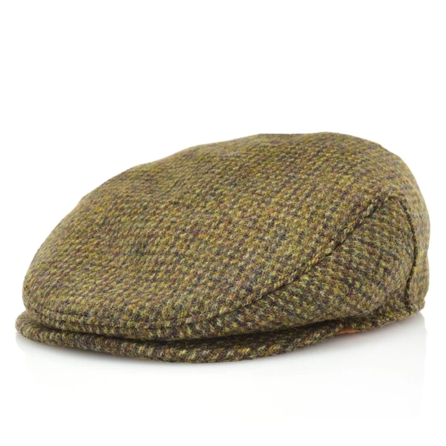J. W. Hulme Co Men's Classic Holly Tweed Cap – Premium Wool Flat Cap for Gentlemen