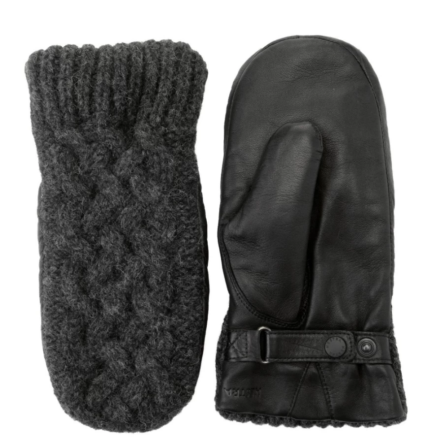 J. W. Hulme Co Women's Ragnhild Cable Knit Leather Mittens